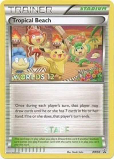 Tropical Beach (BW50) (Staff) [Black & White: Black Star Promos] | Play N Trade Winnipeg