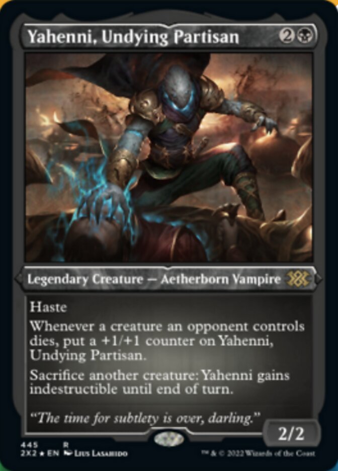 Yahenni, Undying Partisan (Foil Etched) [Double Masters 2022] | Play N Trade Winnipeg