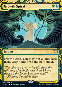 Growth Spiral (Etched Foil) [Strixhaven Mystical Archive] | Play N Trade Winnipeg