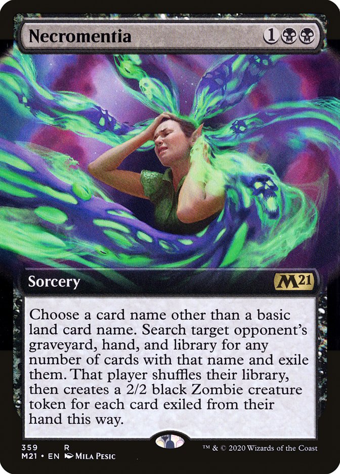 Necromentia (Extended) [Core Set 2021] | Play N Trade Winnipeg