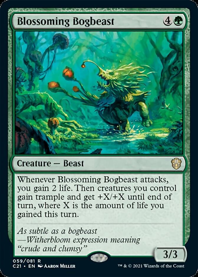 Blossoming Bogbeast [Commander 2021] | Play N Trade Winnipeg