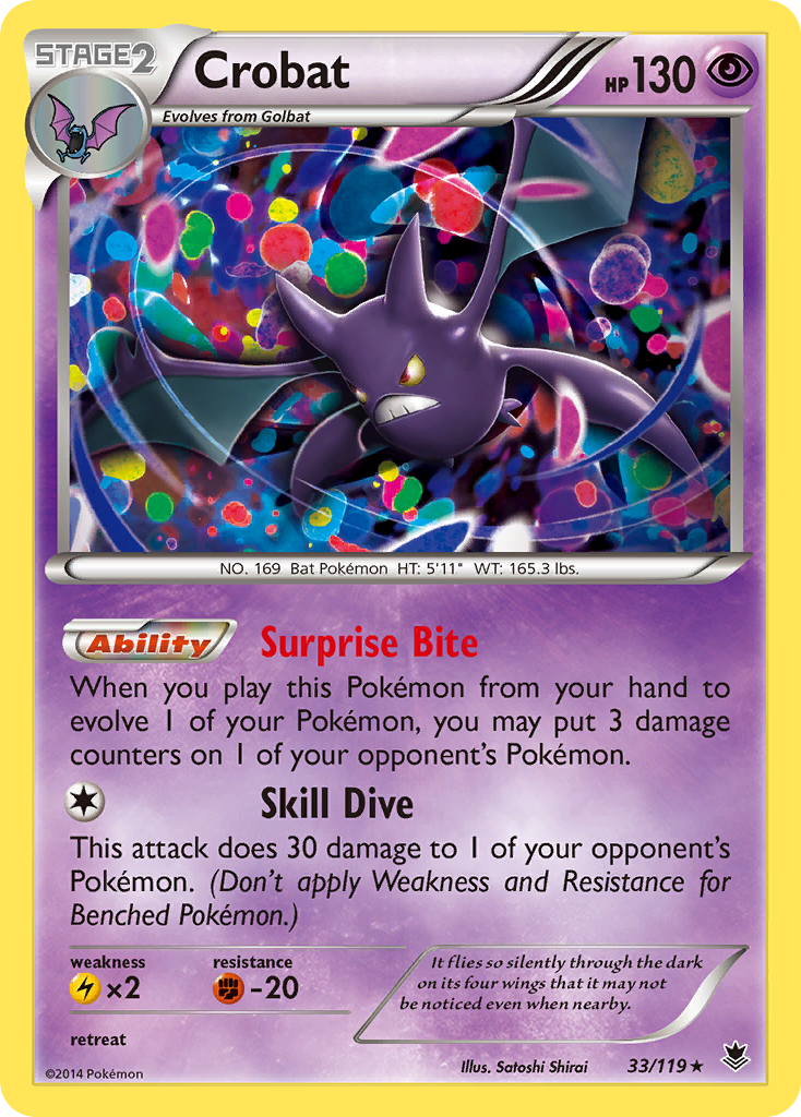 Crobat (33/119) [XY: Phantom Forces] | Play N Trade Winnipeg