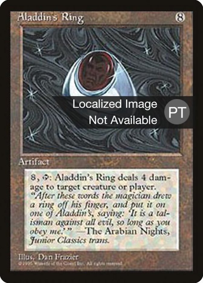 Aladdin's Ring [Fourth Edition (Foreign Black Border)] | Play N Trade Winnipeg