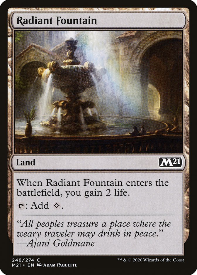 Radiant Fountain [Core Set 2021] | Play N Trade Winnipeg