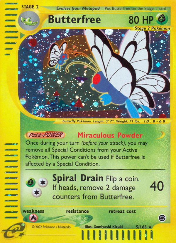 Butterfree (5/165) [Expedition: Base Set] | Play N Trade Winnipeg