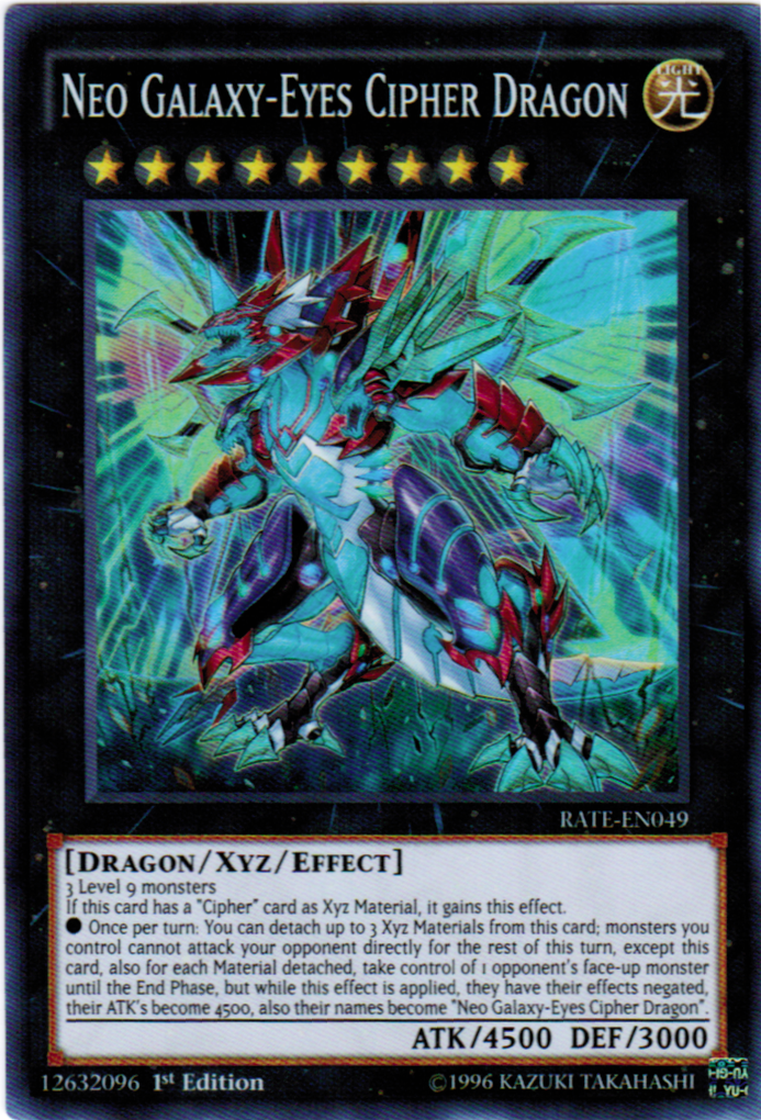 Neo Galaxy-Eyes Cipher Dragon [RATE-EN049] Super Rare | Play N Trade Winnipeg