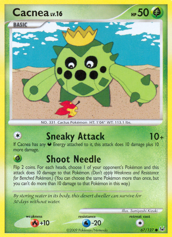 Cacnea (67/127) [Platinum: Base Set] | Play N Trade Winnipeg