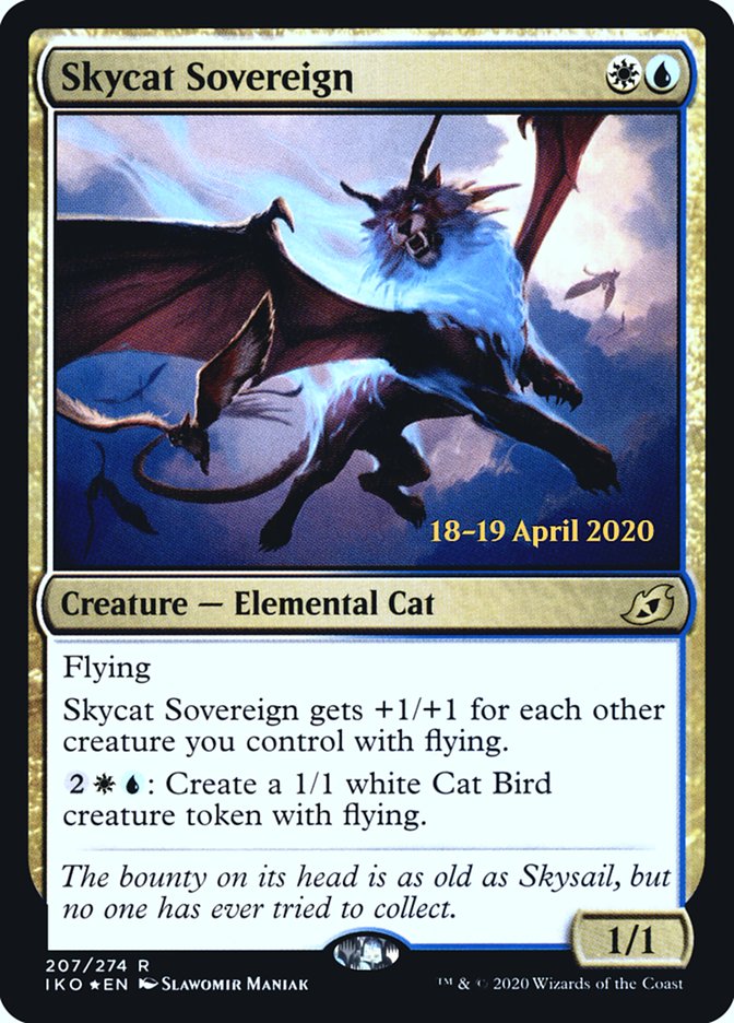 Skycat Sovereign  [Ikoria: Lair of Behemoths Prerelease Promos] | Play N Trade Winnipeg