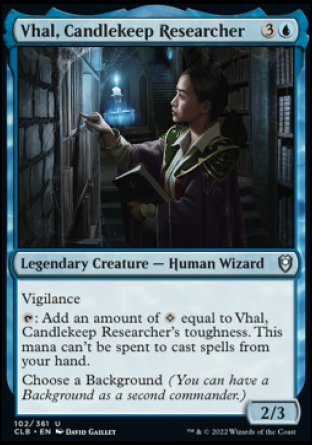 Vhal, Candlekeep Researcher [Commander Legends: Battle for Baldur's Gate] | Play N Trade Winnipeg