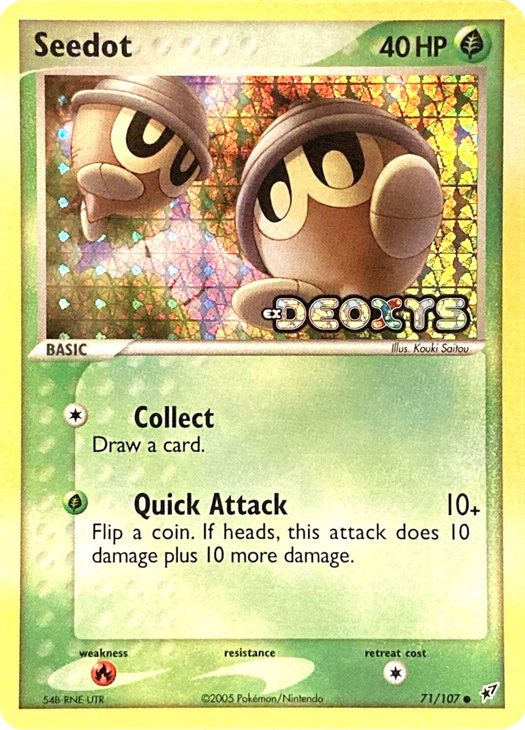 Seedot (71/107) (Stamped) [EX: Deoxys] | Play N Trade Winnipeg