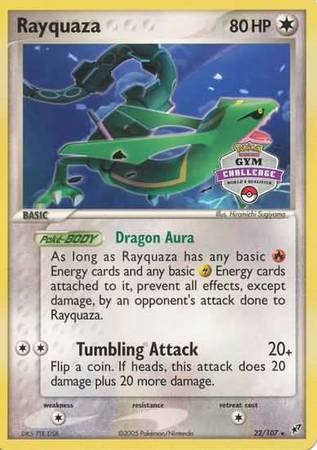 Rayquaza (22/107) (Gym Challenge Promo) [EX: Deoxys] | Play N Trade Winnipeg