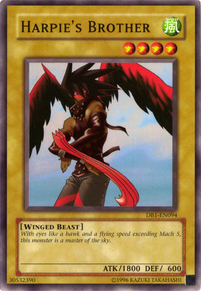 Harpie's Brother [DB1-EN094] Common | Play N Trade Winnipeg