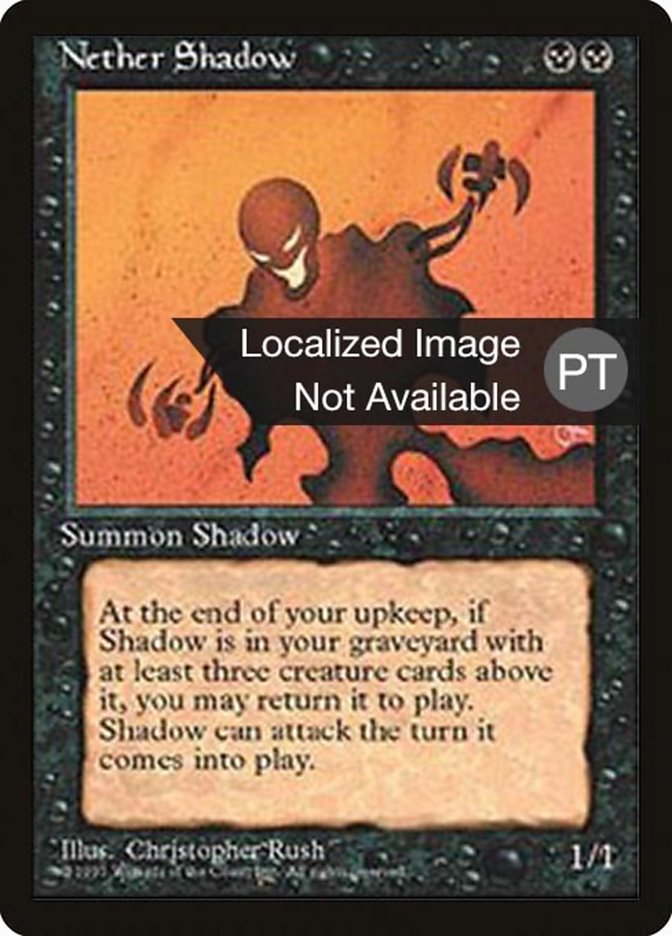 Nether Shadow [Fourth Edition (Foreign Black Border)] | Play N Trade Winnipeg