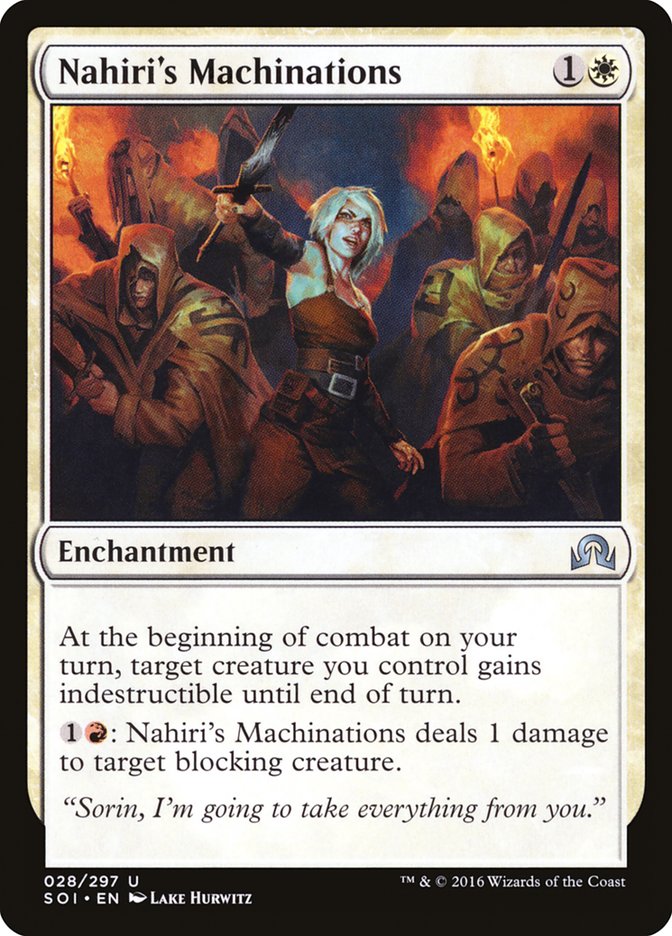 Nahiri's Machinations [Shadows over Innistrad] | Play N Trade Winnipeg