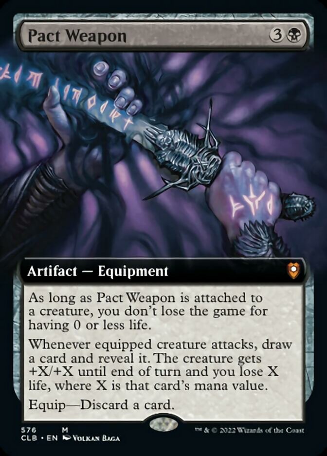Pact Weapon (Extended Art) [Commander Legends: Battle for Baldur's Gate] | Play N Trade Winnipeg
