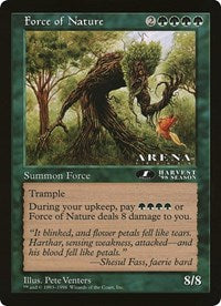 Force of Nature (Oversized) [Oversize Cards] | Play N Trade Winnipeg