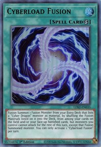 Cyberload Fusion (Green) [LDS2-EN035] Ultra Rare | Play N Trade Winnipeg