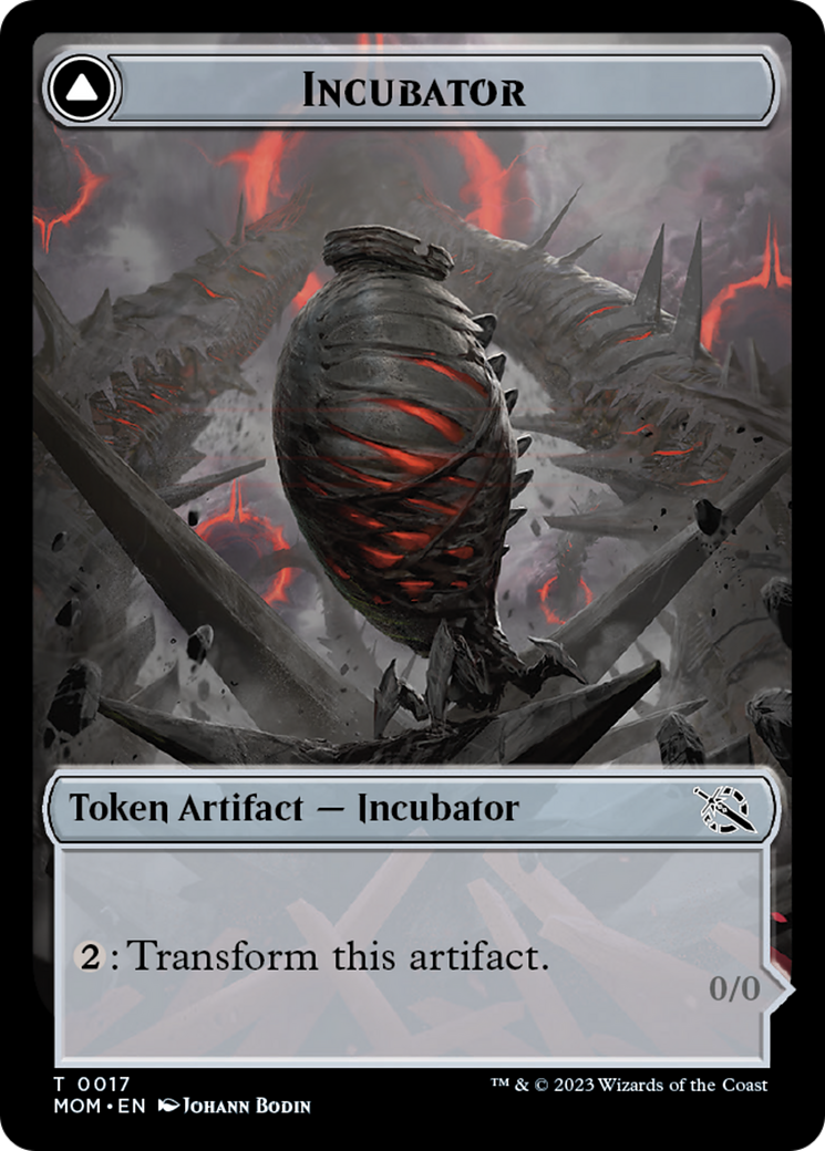Incubator // Phyrexian (17) Double-Sided Token [March of the Machine Tokens] | Play N Trade Winnipeg