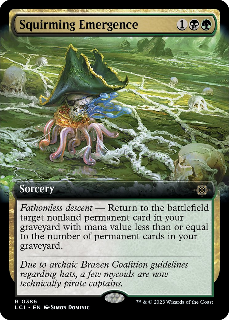 Squirming Emergence (Extended Art) [The Lost Caverns of Ixalan] | Play N Trade Winnipeg