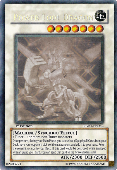 Power Tool Dragon [RGBT-EN042] Ultimate Rare | Play N Trade Winnipeg