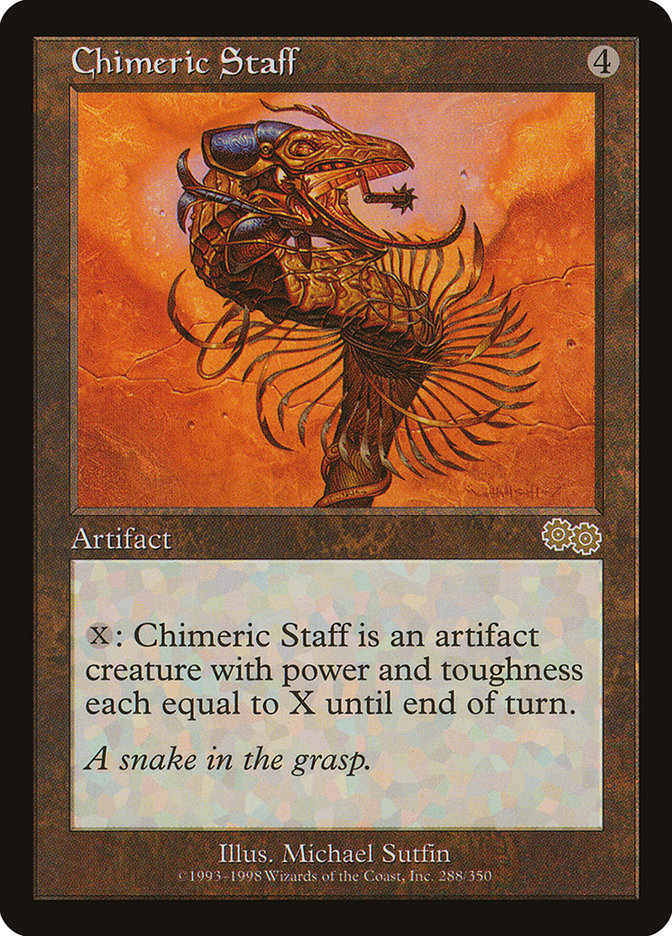 Chimeric Staff [Urza's Saga] | Play N Trade Winnipeg