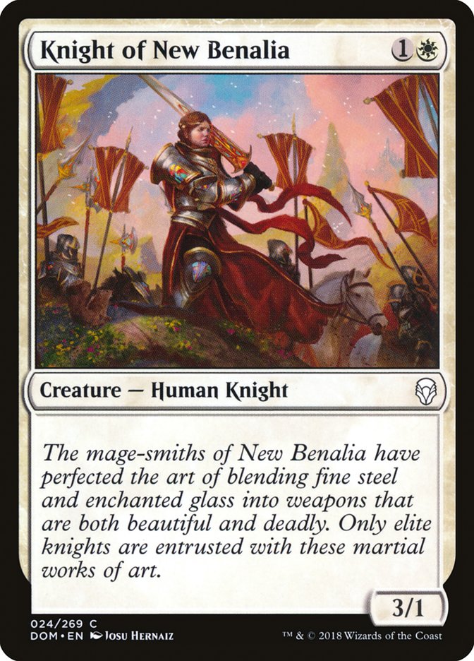 Knight of New Benalia [Dominaria] | Play N Trade Winnipeg