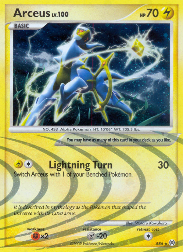 Arceus (AR6) [Platinum: Arceus] | Play N Trade Winnipeg