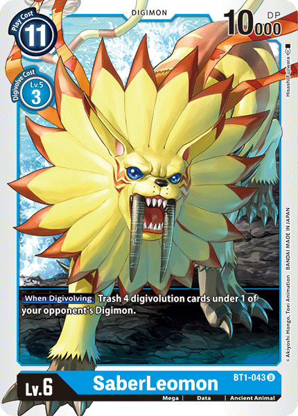 SaberLeomon [BT1-043] [Release Special Booster Ver.1.0] | Play N Trade Winnipeg