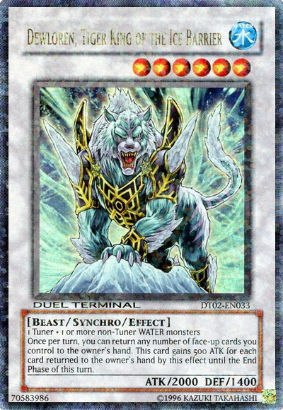 Dewloren, Tiger King of the Ice Barrier [DT02-EN033] Ultra Rare | Play N Trade Winnipeg