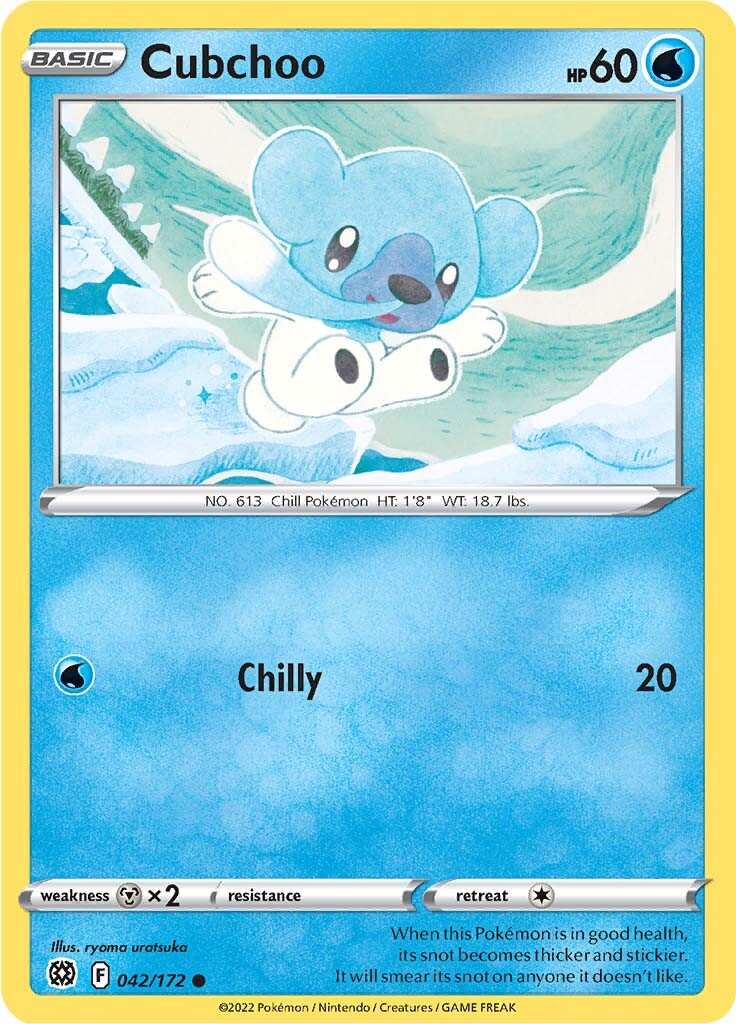 Cubchoo (042/172) [Sword & Shield: Brilliant Stars] | Play N Trade Winnipeg