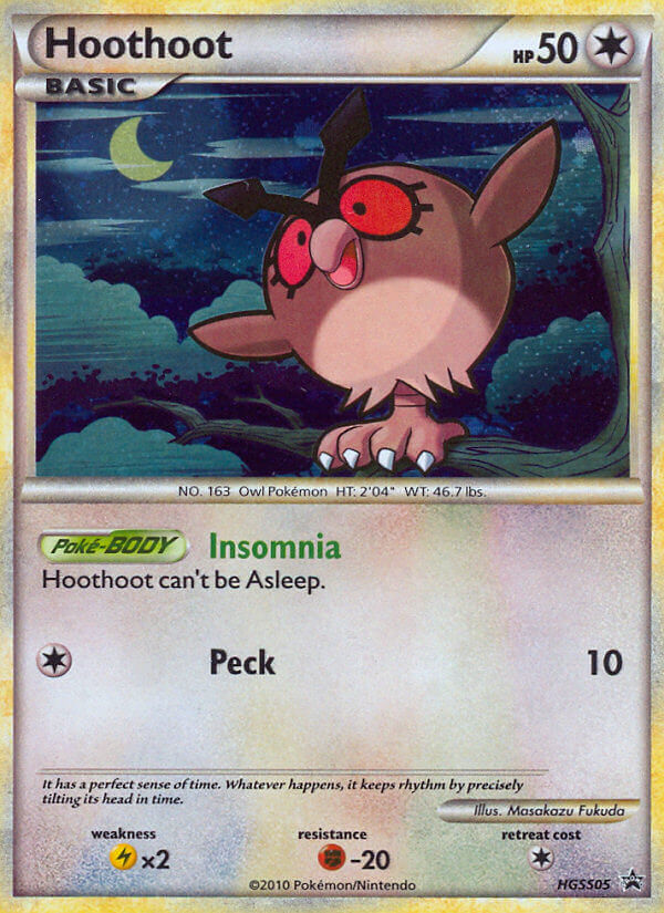 Hoothoot (HGSS05) [HeartGold & SoulSilver: Black Star Promos] | Play N Trade Winnipeg