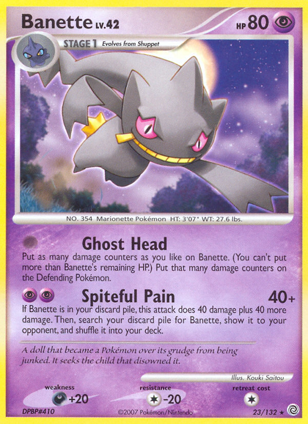 Banette (23/132) [Diamond & Pearl: Secret Wonders] | Play N Trade Winnipeg