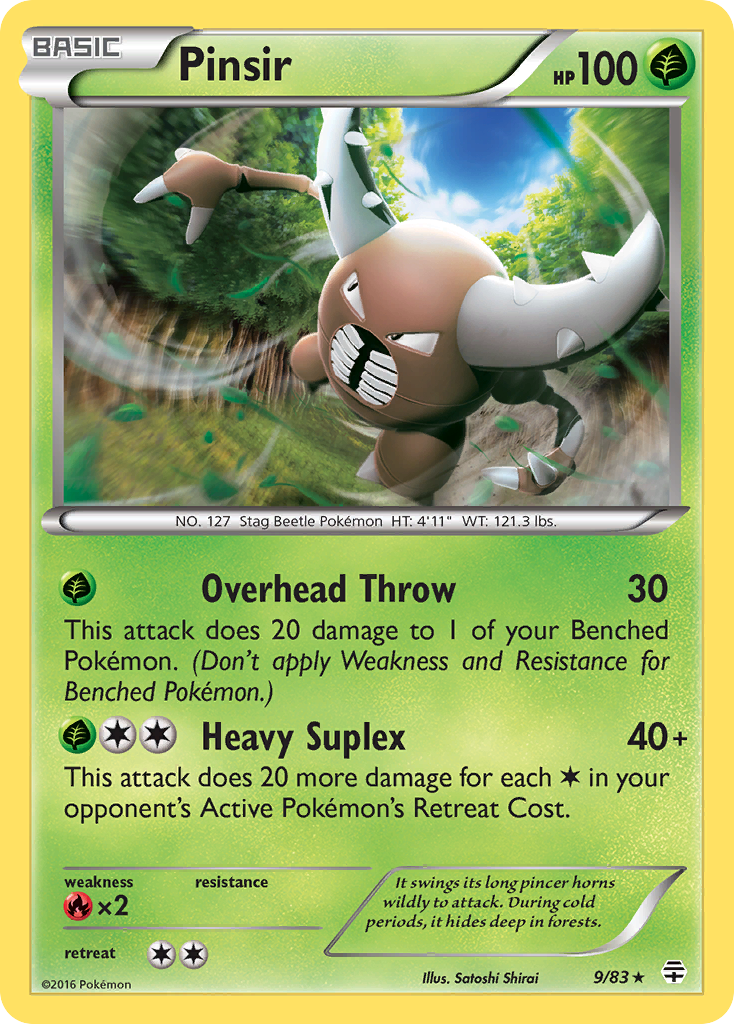 Pinsir (9/83) [XY: Generations] | Play N Trade Winnipeg