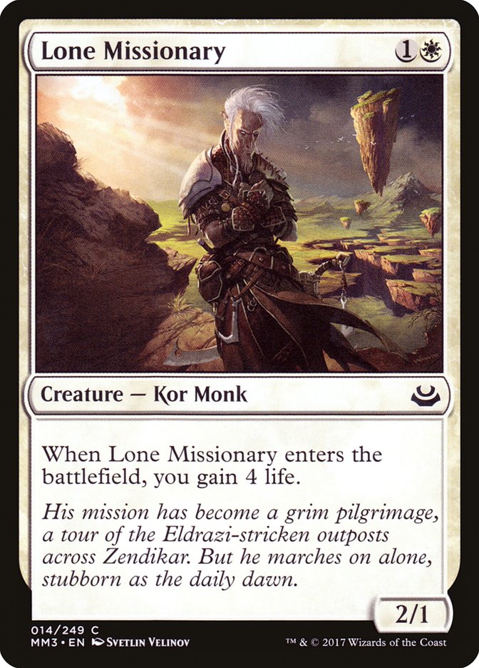 Lone Missionary [Modern Masters 2017] | Play N Trade Winnipeg