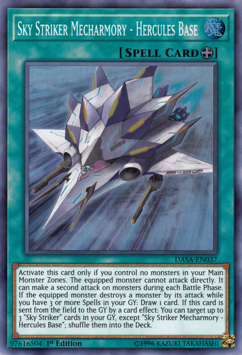 Sky Striker Mecharmory - Hercules Base [DASA-EN037] Super Rare | Play N Trade Winnipeg
