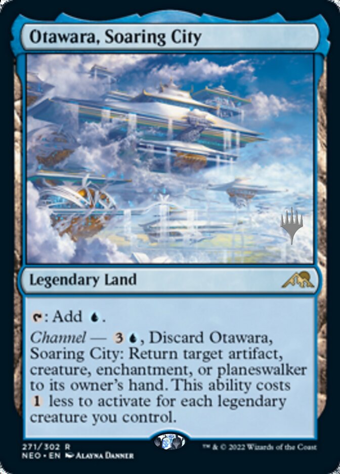 Otawara, Soaring City (Promo Pack) [Kamigawa: Neon Dynasty Promos] | Play N Trade Winnipeg