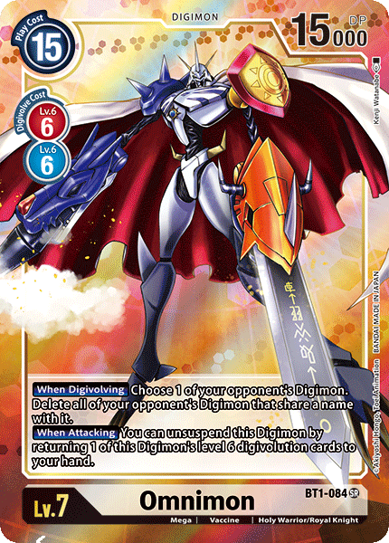 Omnimon [BT1-084] (Alternate Art) [Release Special Booster Ver.1.0] | Play N Trade Winnipeg