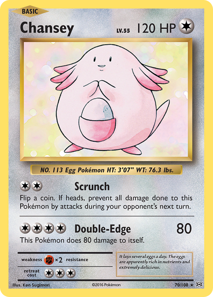 Chansey (70/108) [XY: Evolutions] | Play N Trade Winnipeg