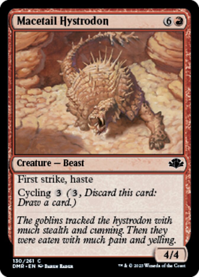 Macetail Hystrodon [Dominaria Remastered] | Play N Trade Winnipeg