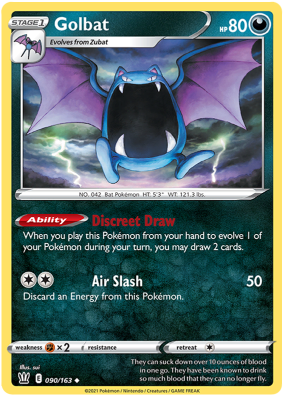 Golbat (090/163) [Sword & Shield: Battle Styles] | Play N Trade Winnipeg