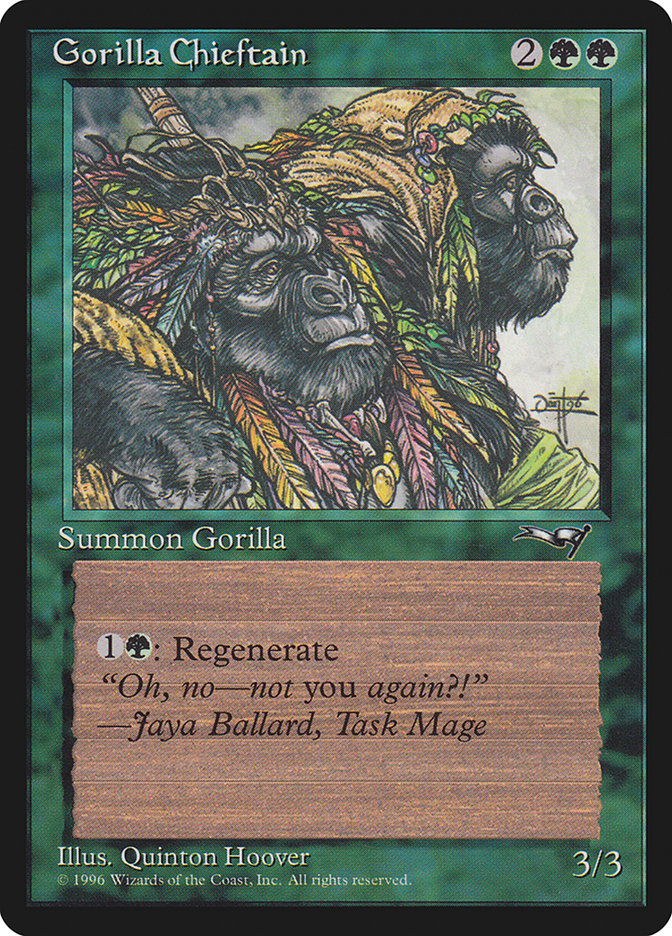 Gorilla Chieftain (Two Gorilla Art) [Alliances] | Play N Trade Winnipeg