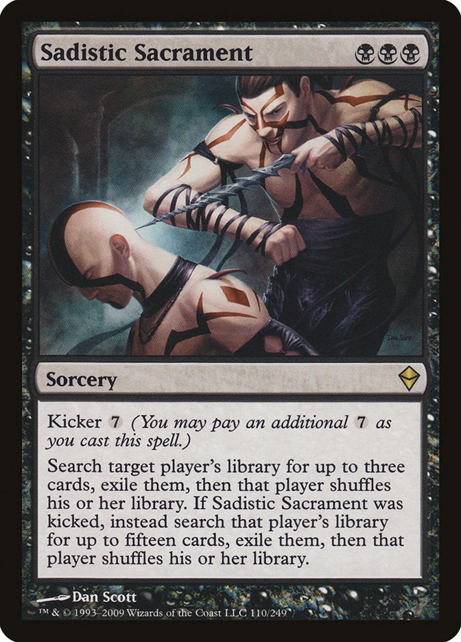 Sadistic Sacrament [Zendikar] | Play N Trade Winnipeg