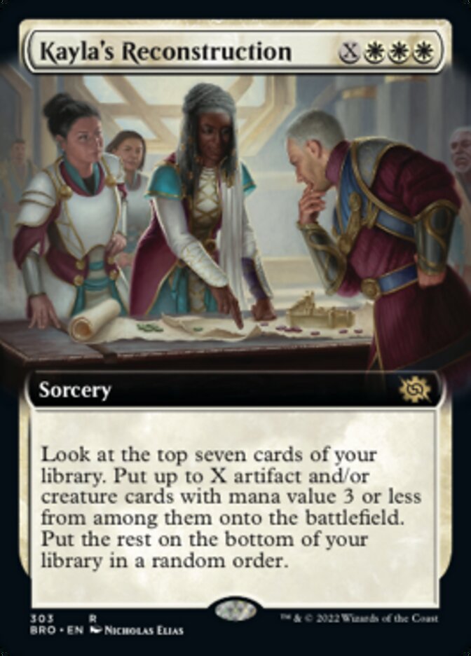Kayla's Reconstruction (Extended Art) [The Brothers' War] | Play N Trade Winnipeg