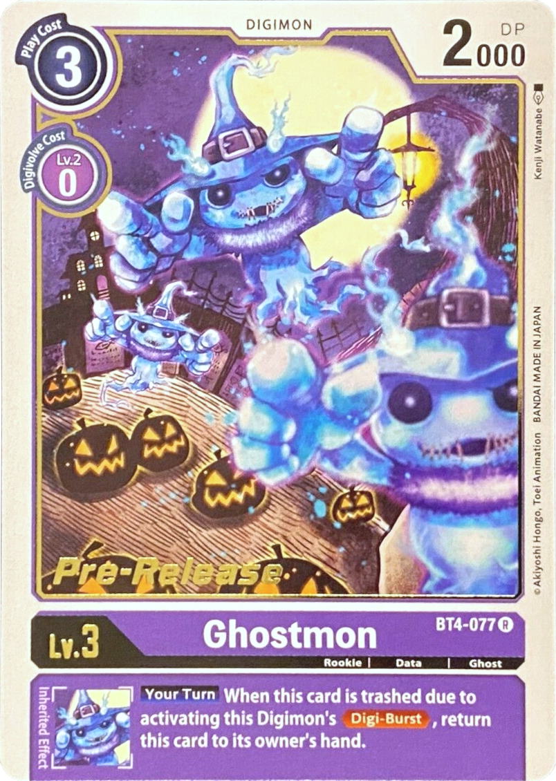 Ghostmon [BT4-077] [Great Legend Pre-Release Promos] | Play N Trade Winnipeg