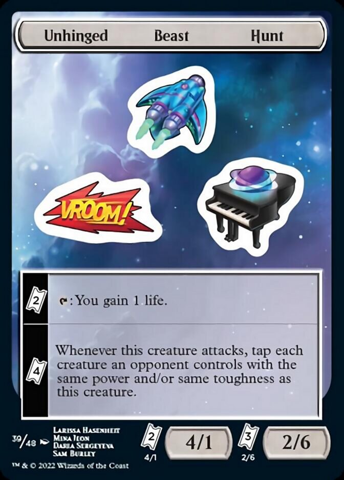Unhinged Beast Hunt [Unfinity Stickers] | Play N Trade Winnipeg