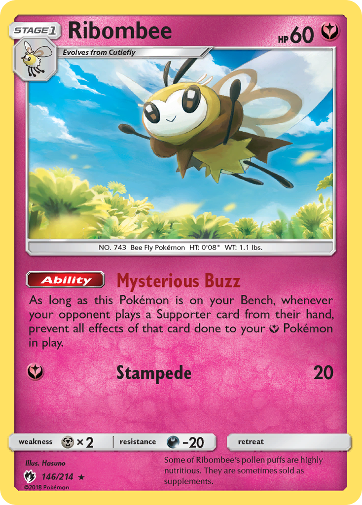 Ribombee (146/214) [Sun & Moon: Lost Thunder] | Play N Trade Winnipeg