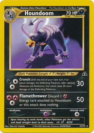 Houndoom (23/75) [Neo Discovery Unlimited] | Play N Trade Winnipeg