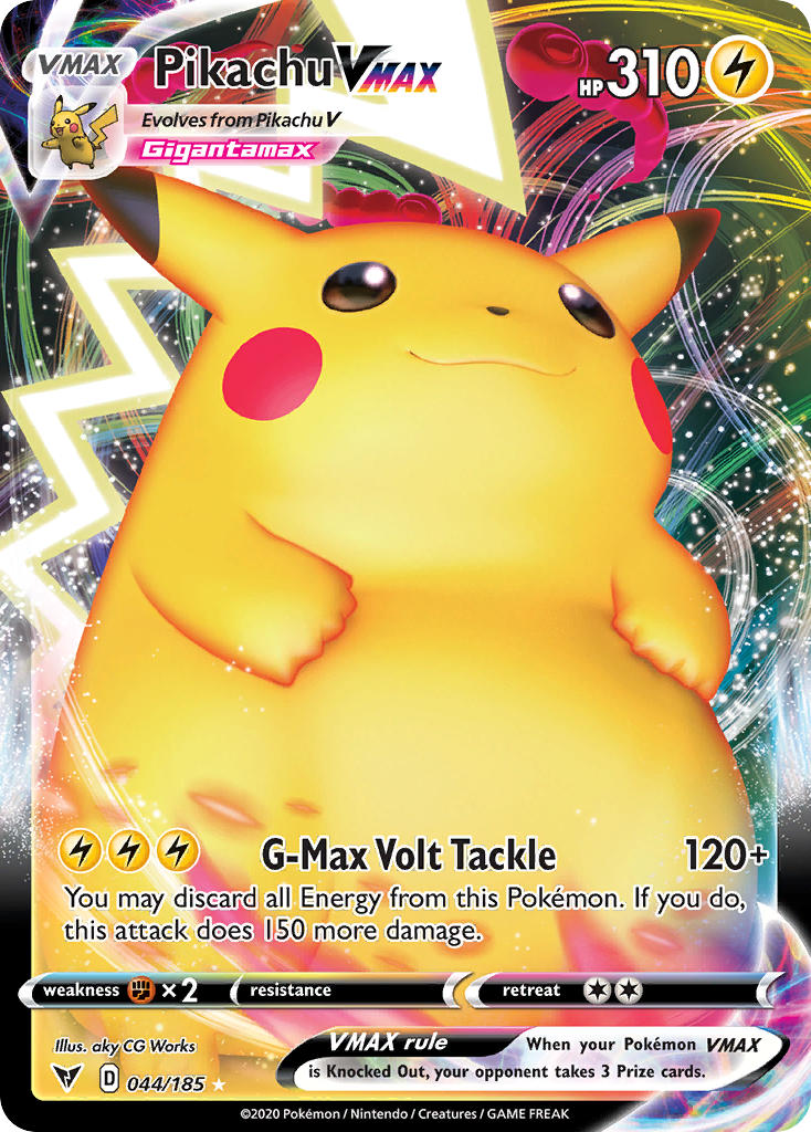 Pikachu VMAX (044/185) [Sword & Shield: Vivid Voltage] | Play N Trade Winnipeg