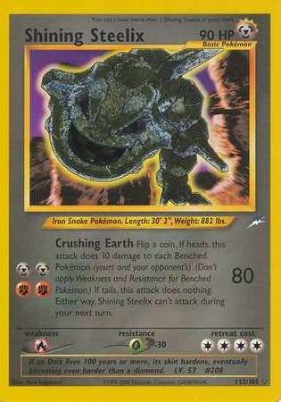 Shining Steelix (112/105) [Neo Destiny Unlimited] | Play N Trade Winnipeg