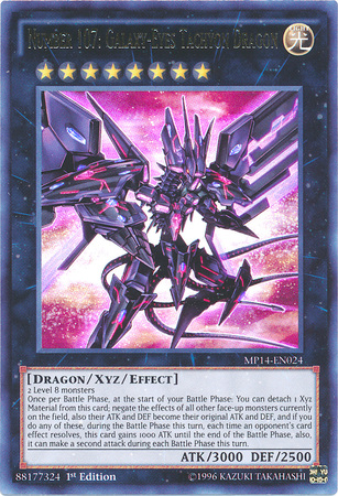 Number 107: Galaxy-Eyes Tachyon Dragon [MP14-EN024] Ultra Rare | Play N Trade Winnipeg